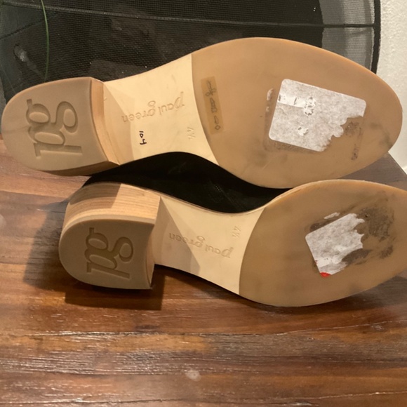 Paul Green Sante Zip Ankle Bootie Womens Shoe Black Suede Leather… - Picture 8 of 9